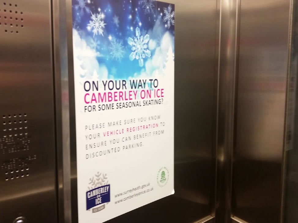 5 Examples of Indoor Mall Advertising - Elevators
