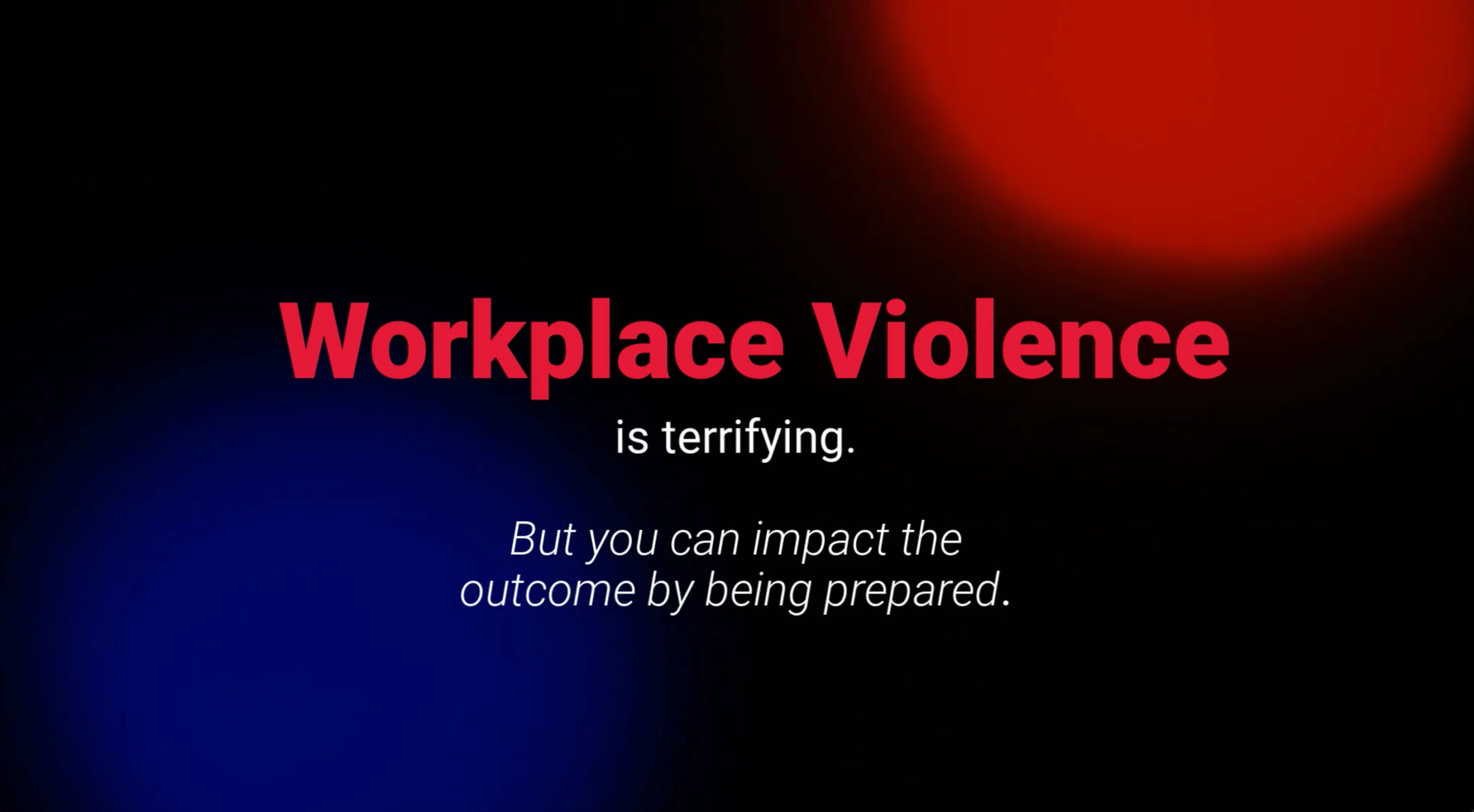 Workplace Violence Video Image