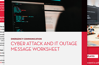 Being Prepared to Communicate During a Cyber Attack or Network Outage