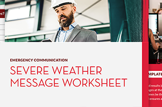 Communicating During Severe Weather - Message Templates